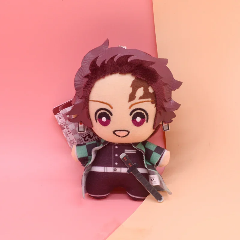 15cm Japan Anime Demon Slayer Tomioka Giyu Kamado Tanjirou Kamado Nezuko Agatsuma Zenitsu Plush Toys Doll Peluche Women Gift