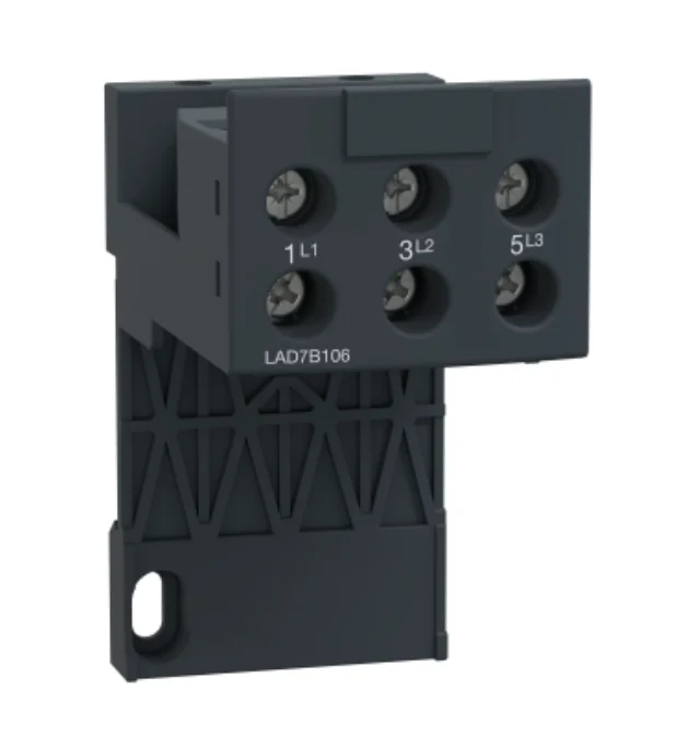 LAD7B106 Adapter terminal block,TeSys Deca,for separate mounting of LRD01...D35/LR3D02...D35/LR97D