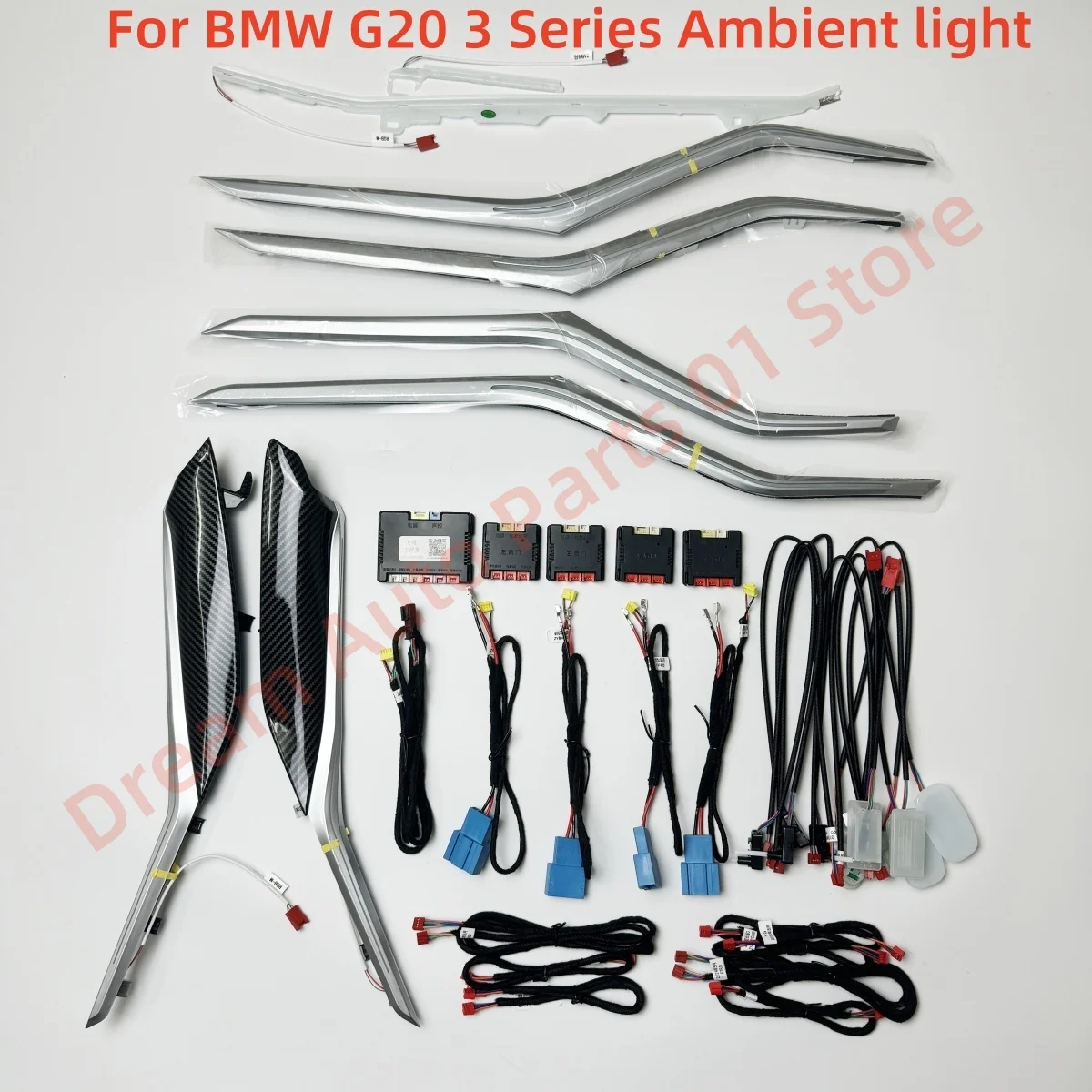 Car Interior Lighting Upgrade LED Atmosphere Lamp for BMW 3 Series G20 G21 Central Control Decorative Lamp Car Accessories Trim