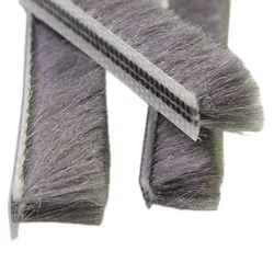Sliding Door Seal strip Cabinet Excluder Soundproof Waterproof Weatherstrip Window Brush Pile Convenient Durable Useful