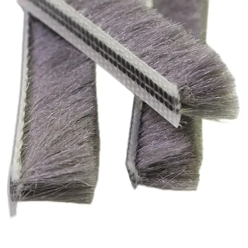 Sliding Door Seal strip Cabinet Excluder Soundproof Waterproof Weatherstrip Window Brush Pile Convenient Durable Useful
