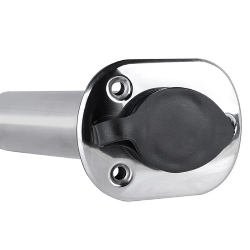 Stainless Steel Flush Mount Fishing Rod Holder Fishing Rod Holder 15/ 30 /90 Degree For Boat Accessories Marine