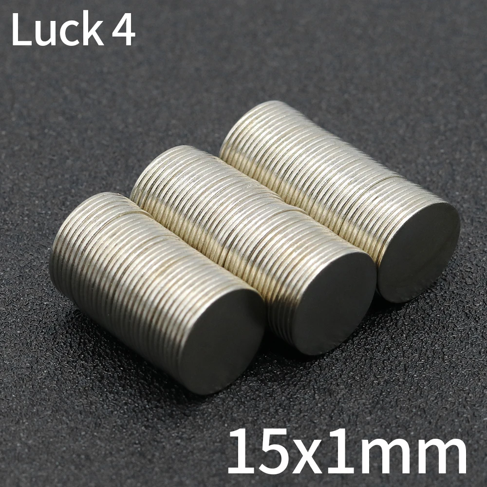 

20/50/100/200/500Pcs Small Round Magnet 15x1 Neodymium Magnet N35 15mm x 1mm Permanent NdFeB Super Strong Powerful Magnets imans