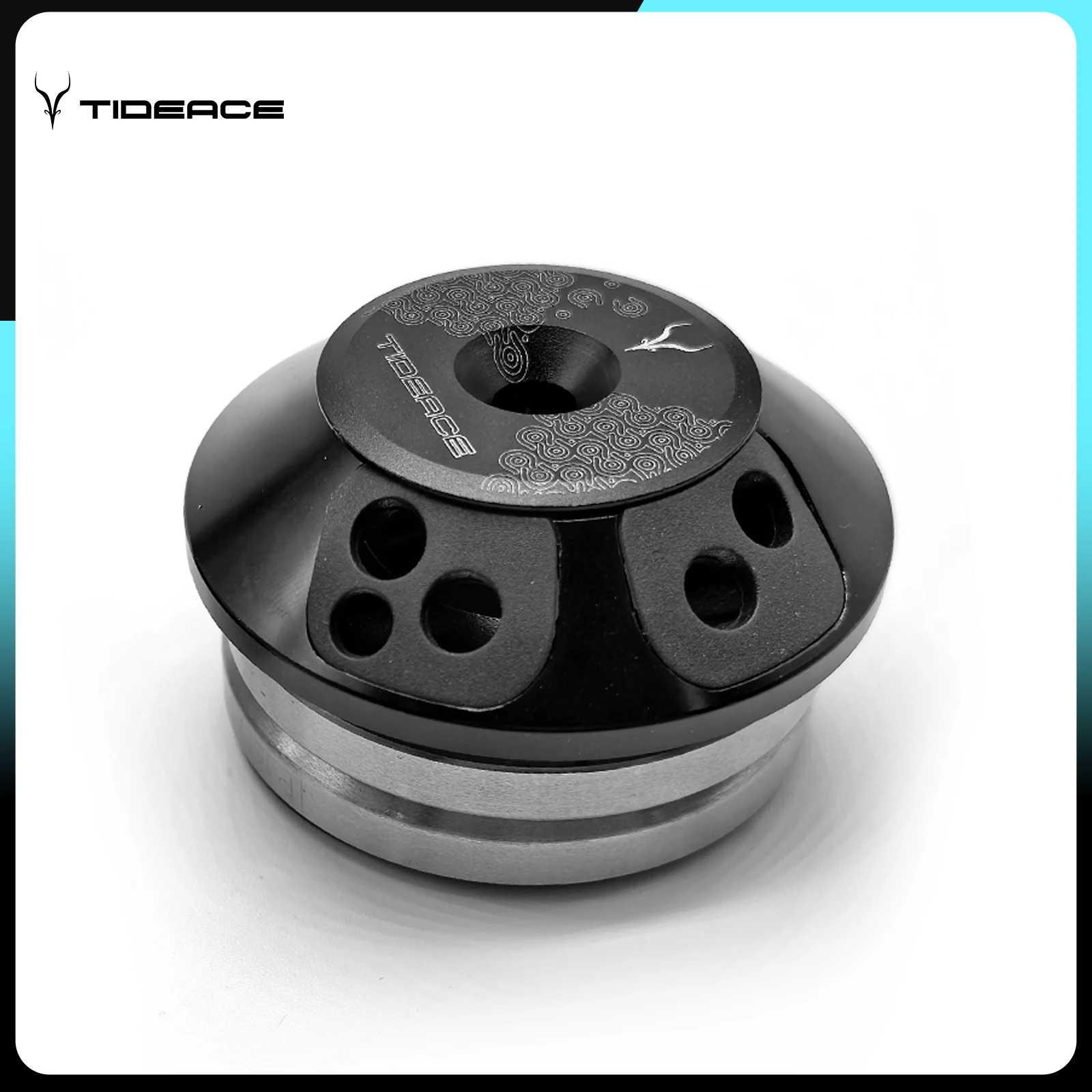Alloy Bicycle Headset Spacer 52mm 28.6mm Fork Threadless Road Bicycle Headset Mtb Fork Steering Box MTB Bike Accessories