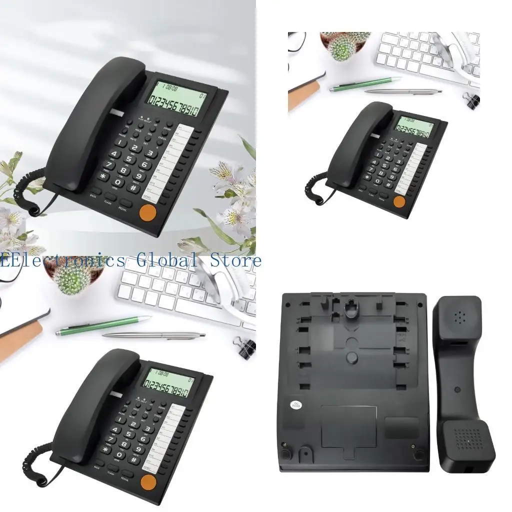 462B Desktop Corded Telephone for Home Landline Telephone with Big Buttons Hotel