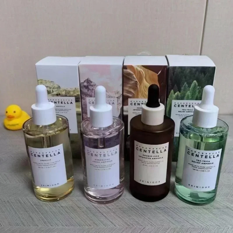 Ekstrak Serum wajah esensi wajah ampul Asiatica Madagaskar Centella memperbaiki penghalang kulit menenangkan kulit sensitif untuk mengencangkan kulit