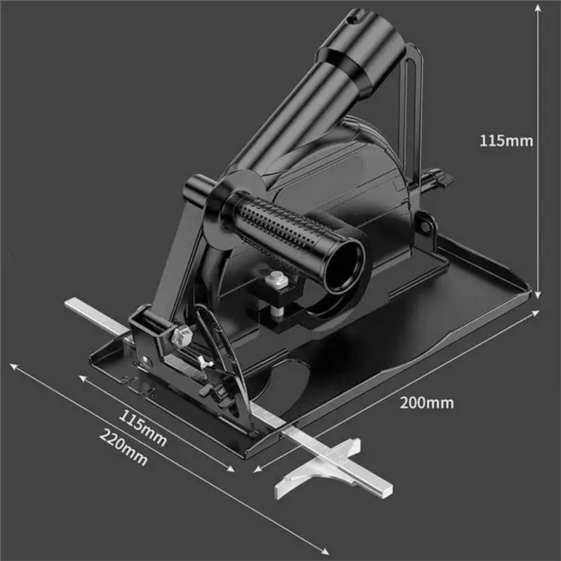 AT63-Adjustable Support For A Grinder, Upgraded Angle Grinder Stand Tool, Angle Grinder Stand For Tile 45° Chamfer