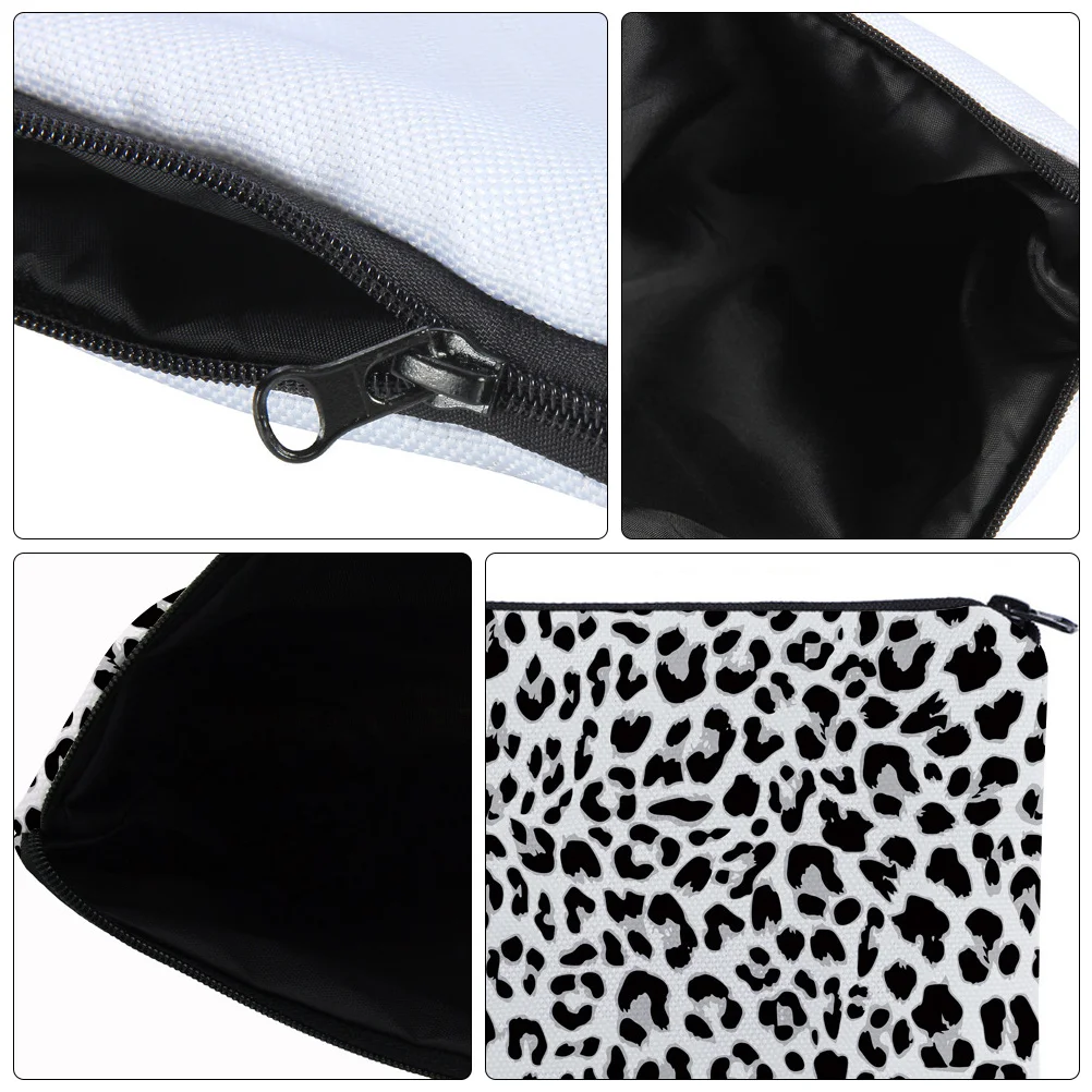 

Leopard Print Makeup Bag Durable Travel Accessories Women Cosmetics Storage Pouch Multi functional Oxford Polyester