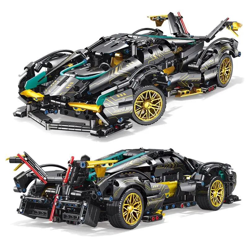 Technical Porscheed 911 Super Speed Racing Car Building Blocks High-tech Vehicle Model Assemble 42096 Bricks Toy For Kid Gifts