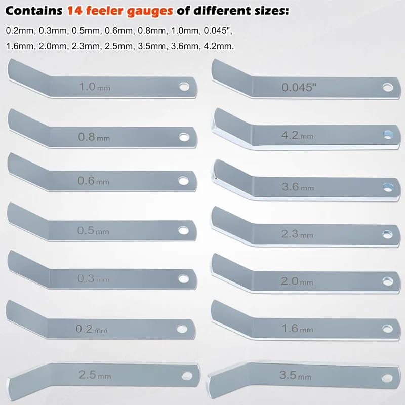 Feeler Gauge Jake Brake , Valve Adjustment Tools 88880053 88880052 85111377 Fits for Volve Mack MP7 MP8 MP10 D12 D13 D16 Engines