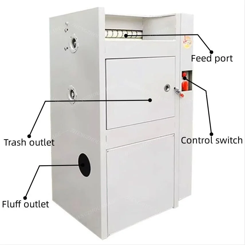 Automation Down Feather Sorting Machine Textile Machines of Fiber Recycling