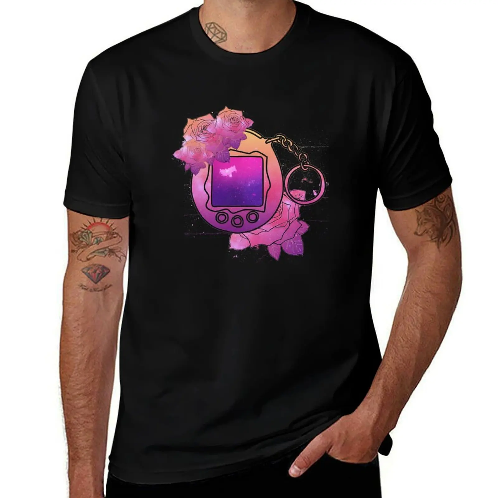 

Hypercolor-Tamagotchi T-Shirt funny t shirts cotton cotton tshirt 100% T-Shirt