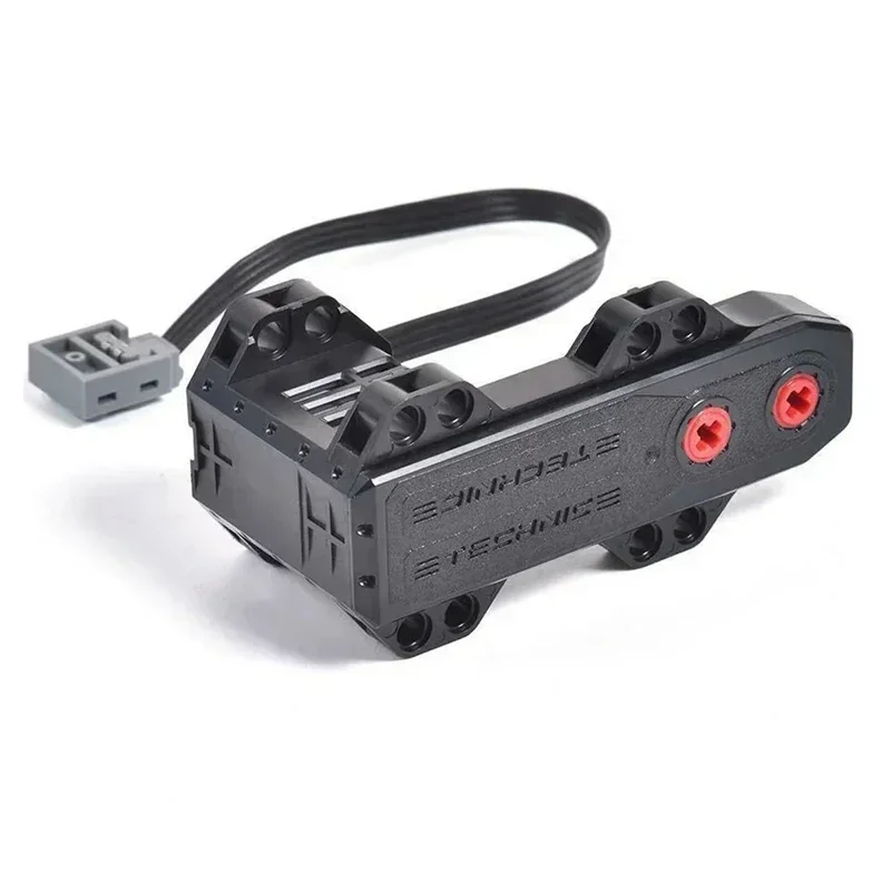 Piezas de bloques de construcción de alta tecnología, juego de funciones de potencia del Motor 5292, Motor M/L con caja de batería AA, juguetes ensamblados modificados, ladrillos MOC