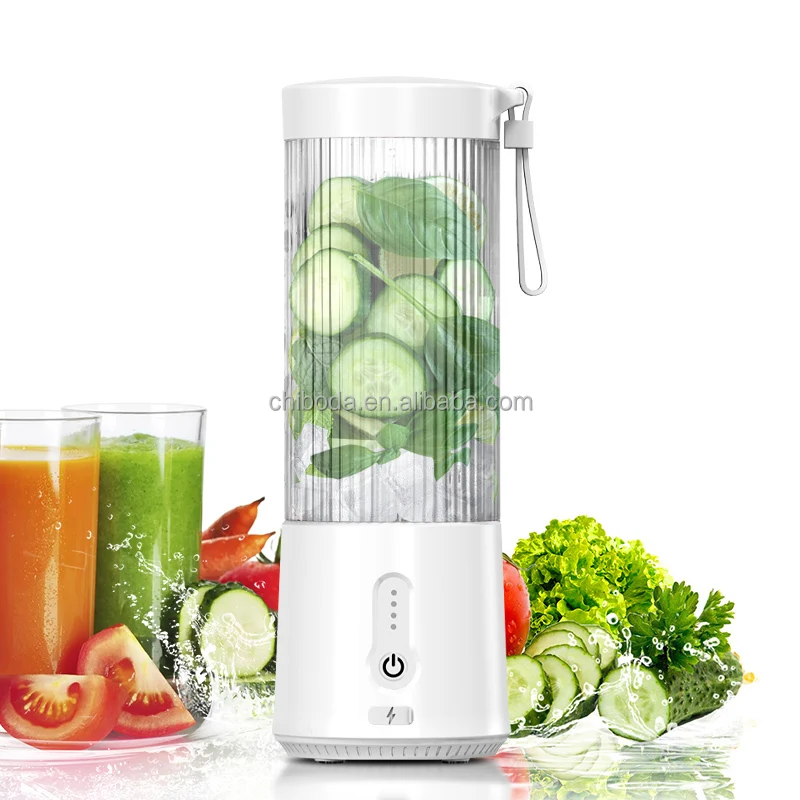 

Портативная электрическая соковыжималка 450 мл, блендер, перезаряжаемый USB, 6 лезвий, смузи, фрукты, профессор, беспроводной электронный блендер для дома