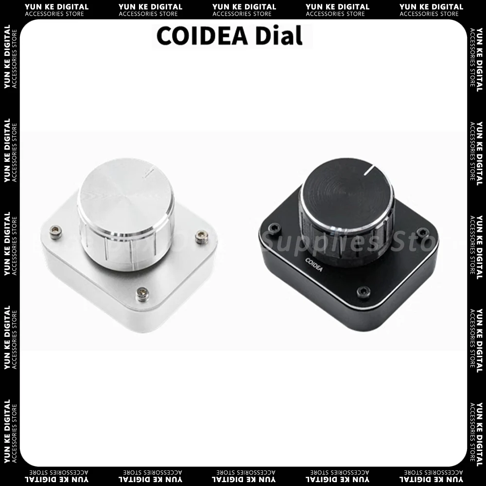 Keysilk Bt0x1 Volumeregelaar Multifunctionele knop Coidea Dial Aangepast 3-modus minitoetsenbord Bedraad 2,4 g Bluetooth Short-Cut