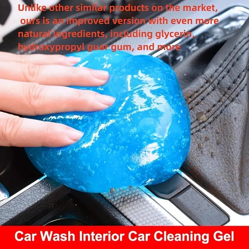 0.16kg Car Cleaning Gel Duster to Removes Interior Dust Air Vent Outlet Dashboard Laptop Magic Cleaning Tool Wash Mud Remover image 5