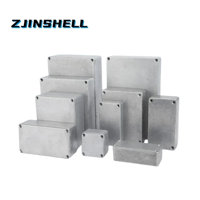 Effect Aluminum Box Metal Electric Case Instrument Silver Enclosure Project Box 1590B 1590XX 1590DD 1590C