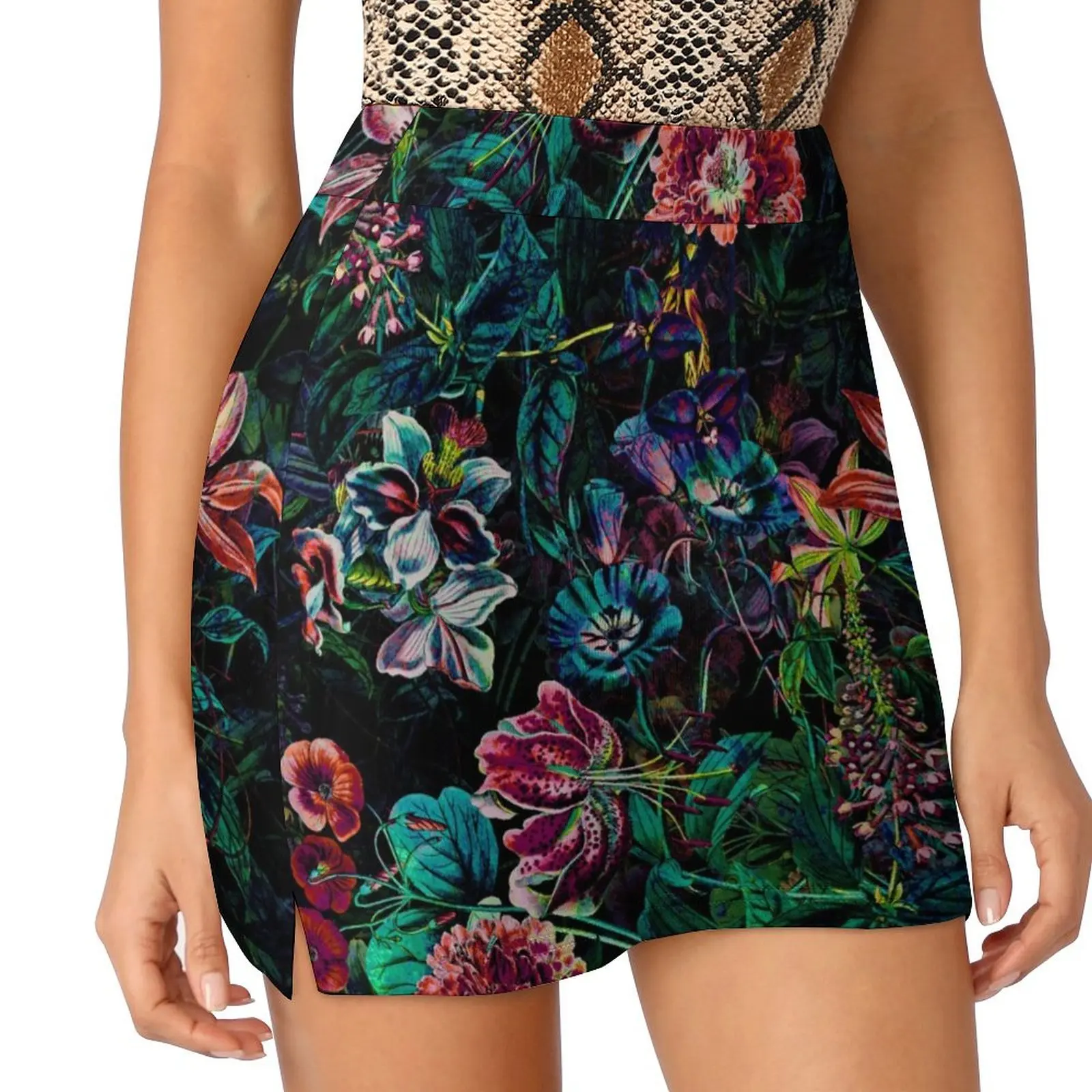 EXOTIC GARDEN - NIGHT IX Mini Skirt women's clothing summer 2025 novelties Woman skirts Summer skirt