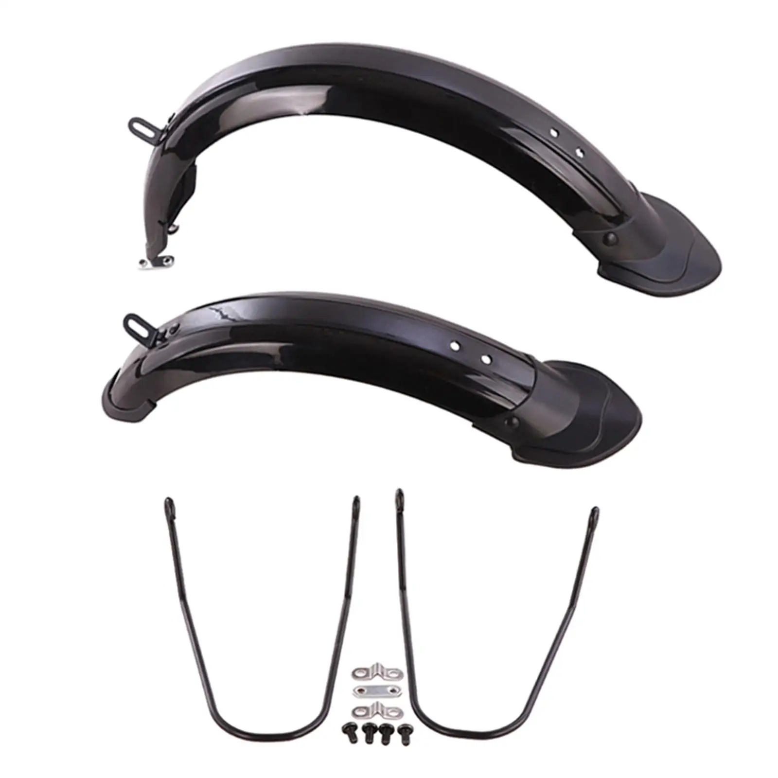 

Комплект складных велосипедных брызговиков, Небьющийся грязезащитный комплект для колес 12/14 дюймов