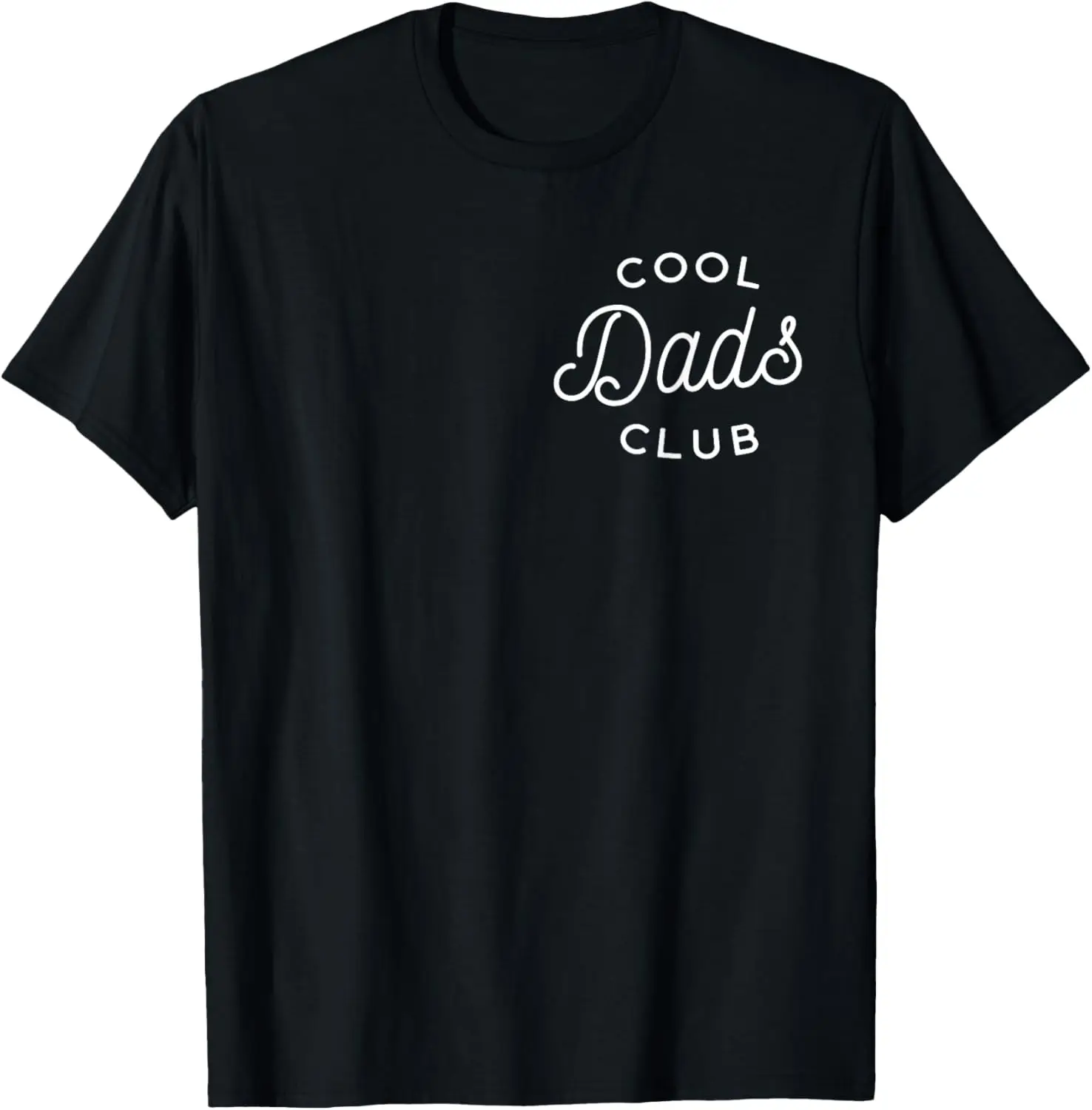 Cool Dads Club T-Shirt 100% Cotton Trendy Y2K Short-Sleeve Tee-Soft, Quick-Drying, Moisture-Wicking; Ideal Sports Casual Wear;