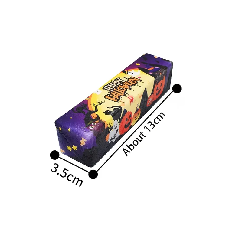 1/3/5 Stück zufällige Halloween-Butterstifte mit Kürbismotiv, fröhlichem Halloween-Aufdruck, zur Stresslinderung, ideales Geschenk für Feiertagspartys – Detail 6