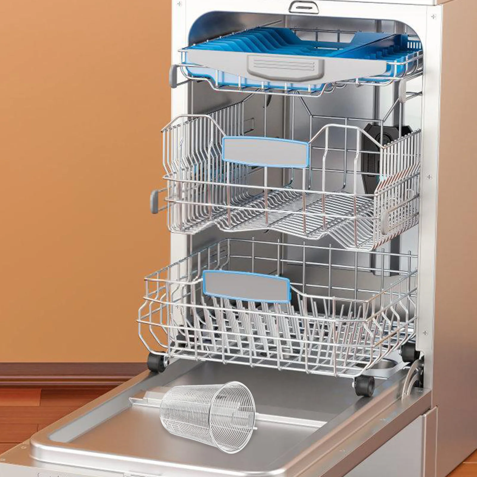 

Stainless Steel Chopstick Holder Cutlery Basket Dishwasher Utensil Chopsticks Washing Bracket Storage Organizer