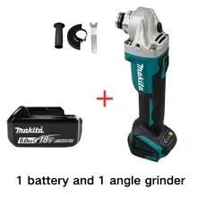 Originele Makita DGA404 125mm Borstelloze Haakse Slijper Li-ion Batterij Draadloos Snijden Polijsten Slijpen Voor Makita 18V Batterij - afbeelding 1