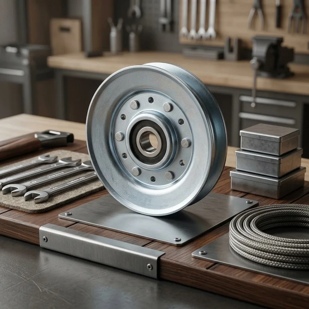 Idler Wheel And Tensioner Pulley For Jonsered For Partner Models 146763 173902 Precision Fit Reduces Friction Smooth Operation
