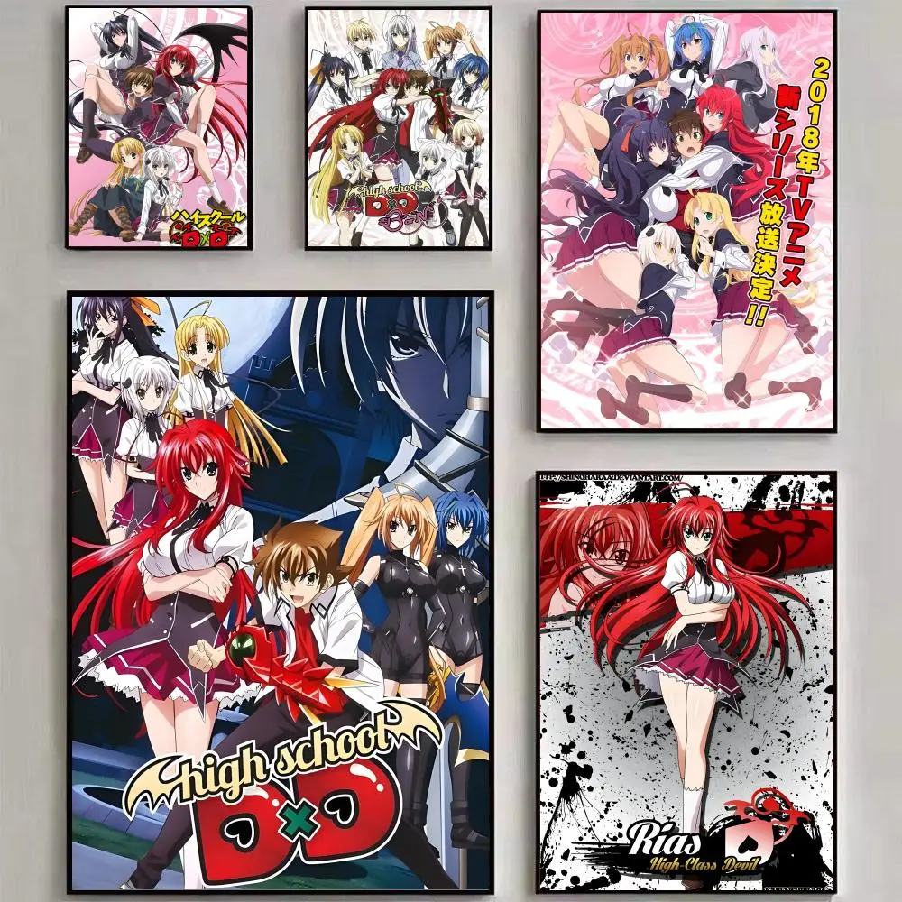 High School DxD Hero Poster Wall art print art suitable for living room bedroom bar parlor home decor gift