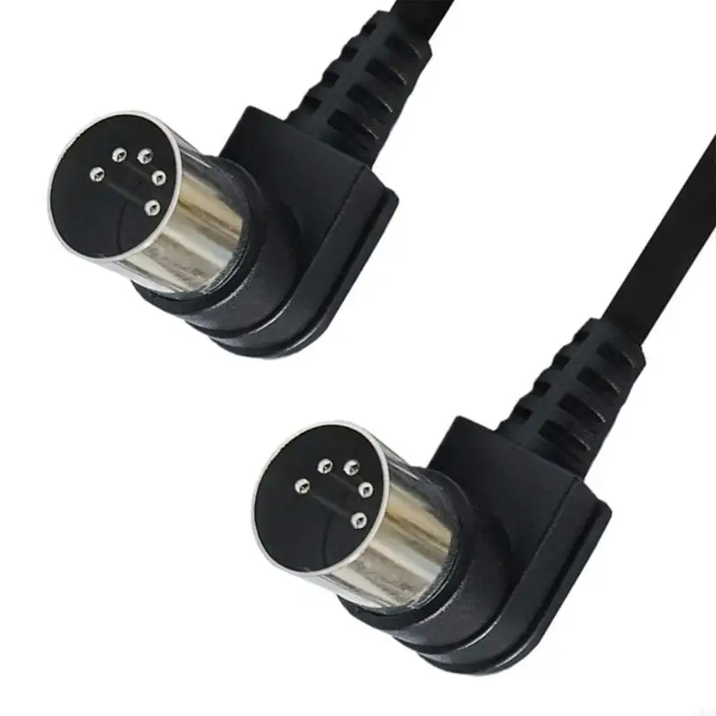 G8TA 90 درجة الكوع MIDI Cable DIN5P رؤوس مزدوجة سلك التمديد 1M 1.5M 3METER