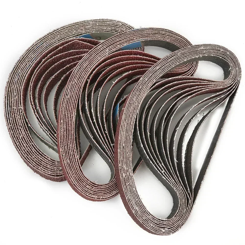 60pcs Sanding Belts 13x457 Mm40/60/80/120/180/240Grit Sander Belts For Black&Decker Power Files Bd 280, Bd 282 E, Bd 290, Bd 292