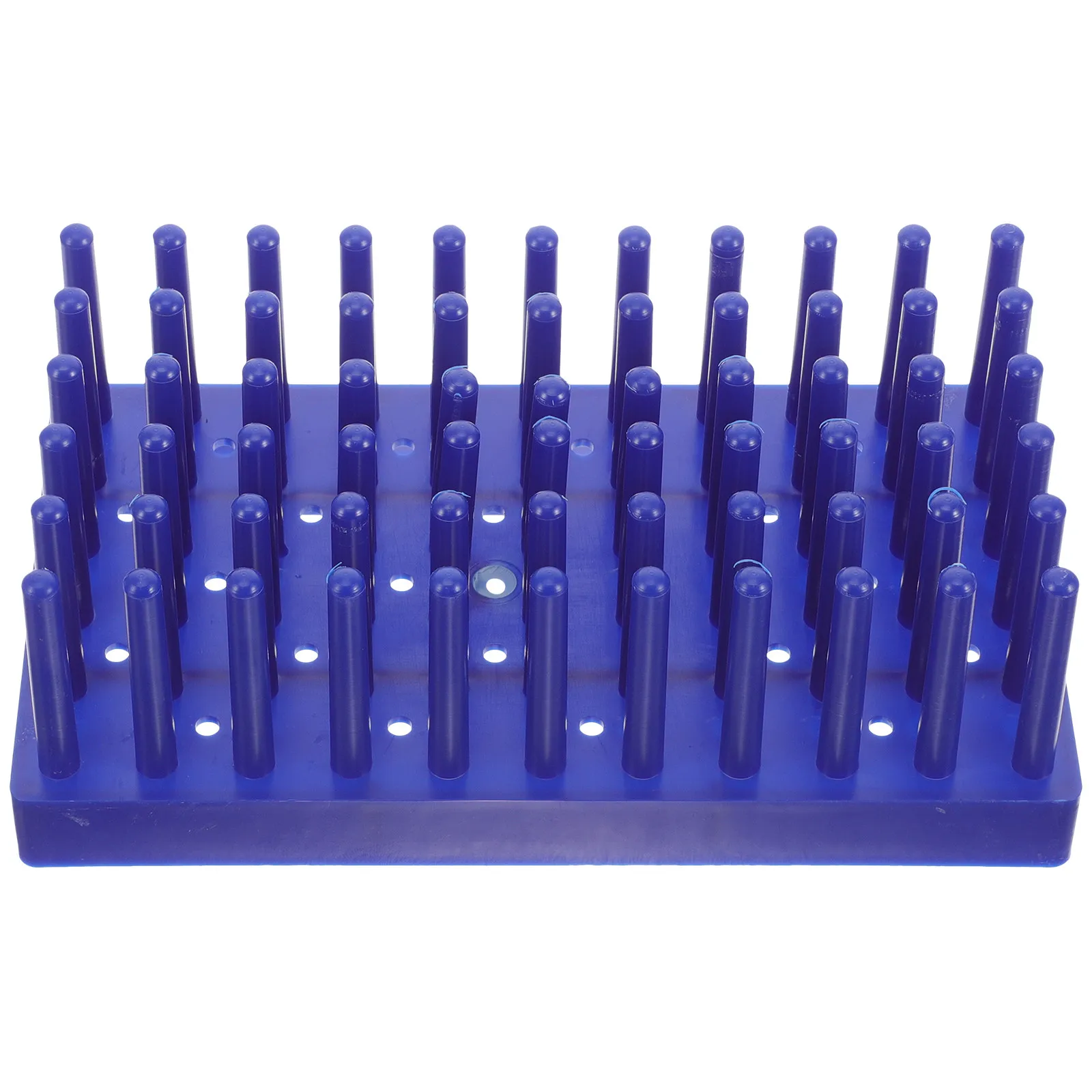 Test Tube Drying Stand Plastic Material Excellent Craftsmanship Reliable Peg Rack for Lab Test Tube Drying and Storage view 6