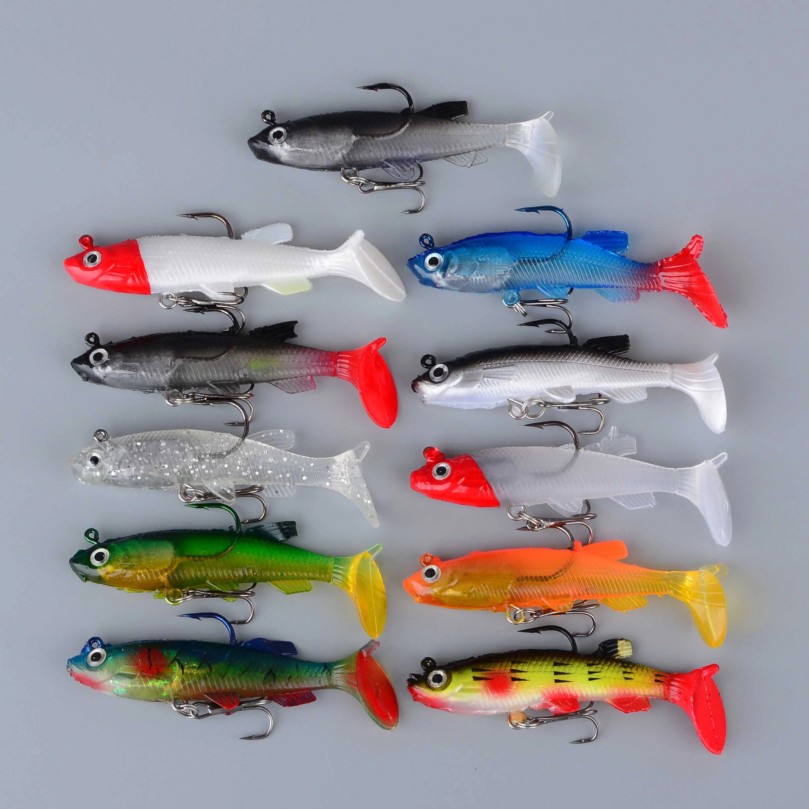 Vinilos swimbait para lubina y lucio – Imitación de pececillo - imagen 3