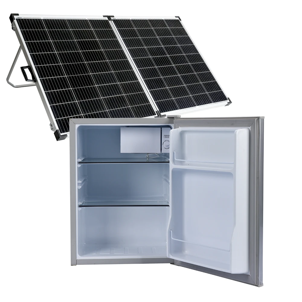 Home 12V 24 Volt Compressor RV Car Mini Upright Fridge Solar Refrigerator for Camper Boat Motorhome Truck Refrigeration Solution