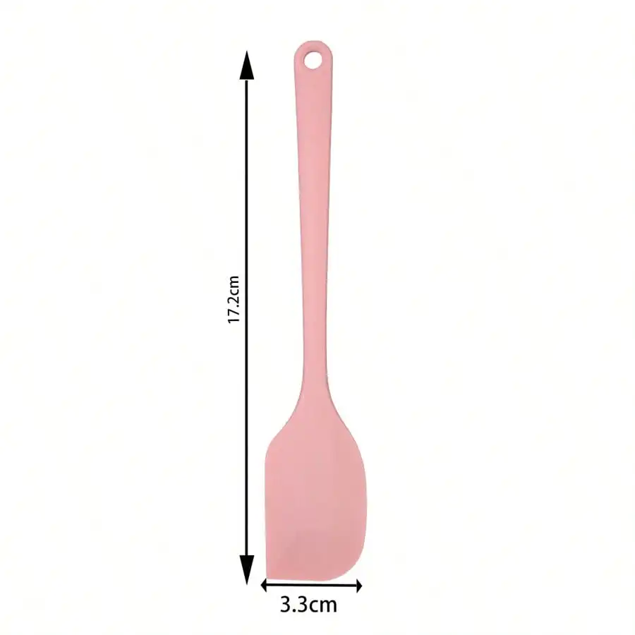 1pc Silicone Spatula Set, Suitable For Cream, Jam And Butter, Easy To Clean, Ideal For Home, Restaurant, Dessert Shop, Baking Kitchen Tools