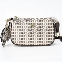 CH compacto elegante moda Simple cien marcas elegante bolso cruzado para mujer diseño de letras bolso de mujer con compras