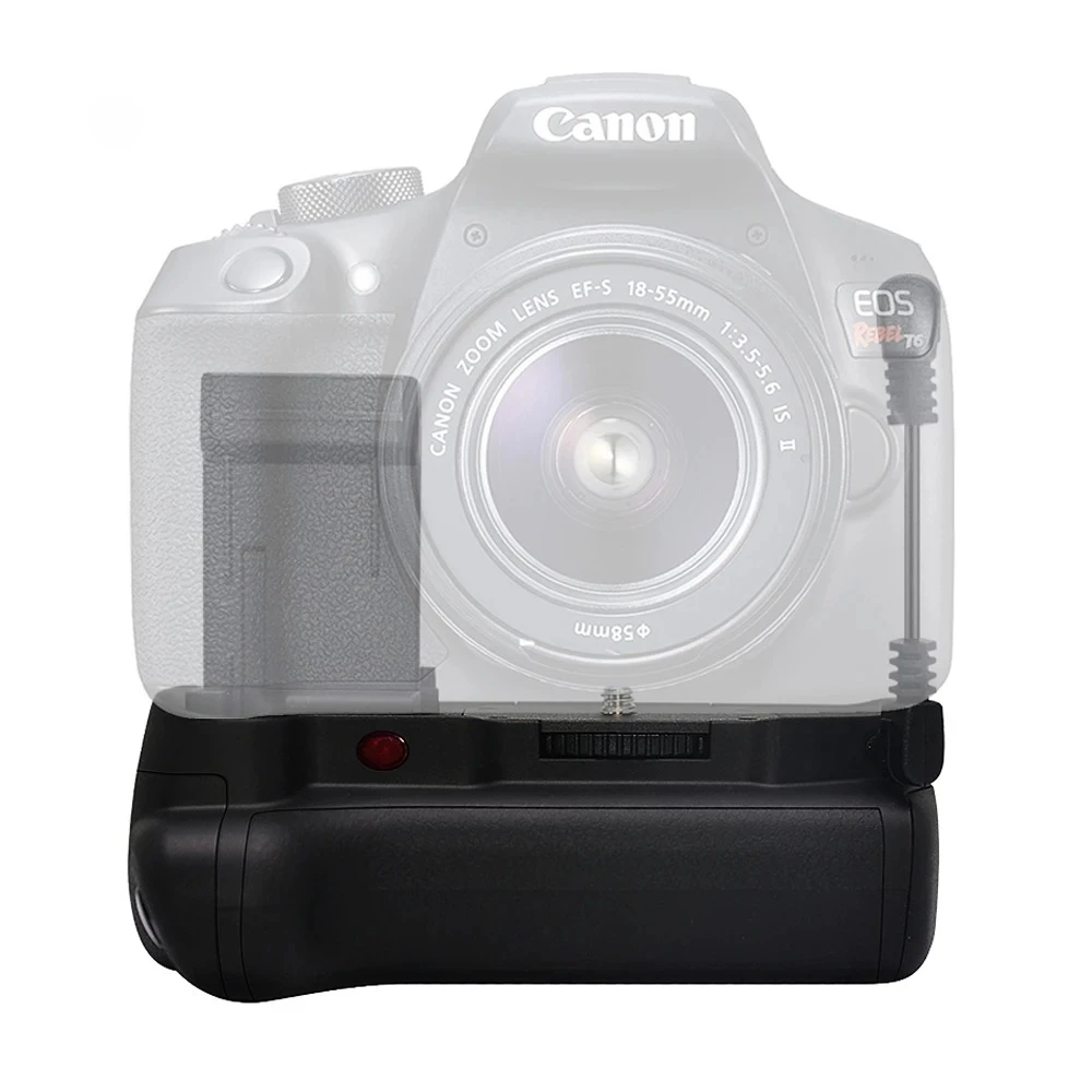 

BG-1100D Vertical Battery Grip for Canon EOS 1100D 1200D 1300D 1500D 2000D /Rebel T3 T5 T6 T7 Camera work with LP-E10 Battery