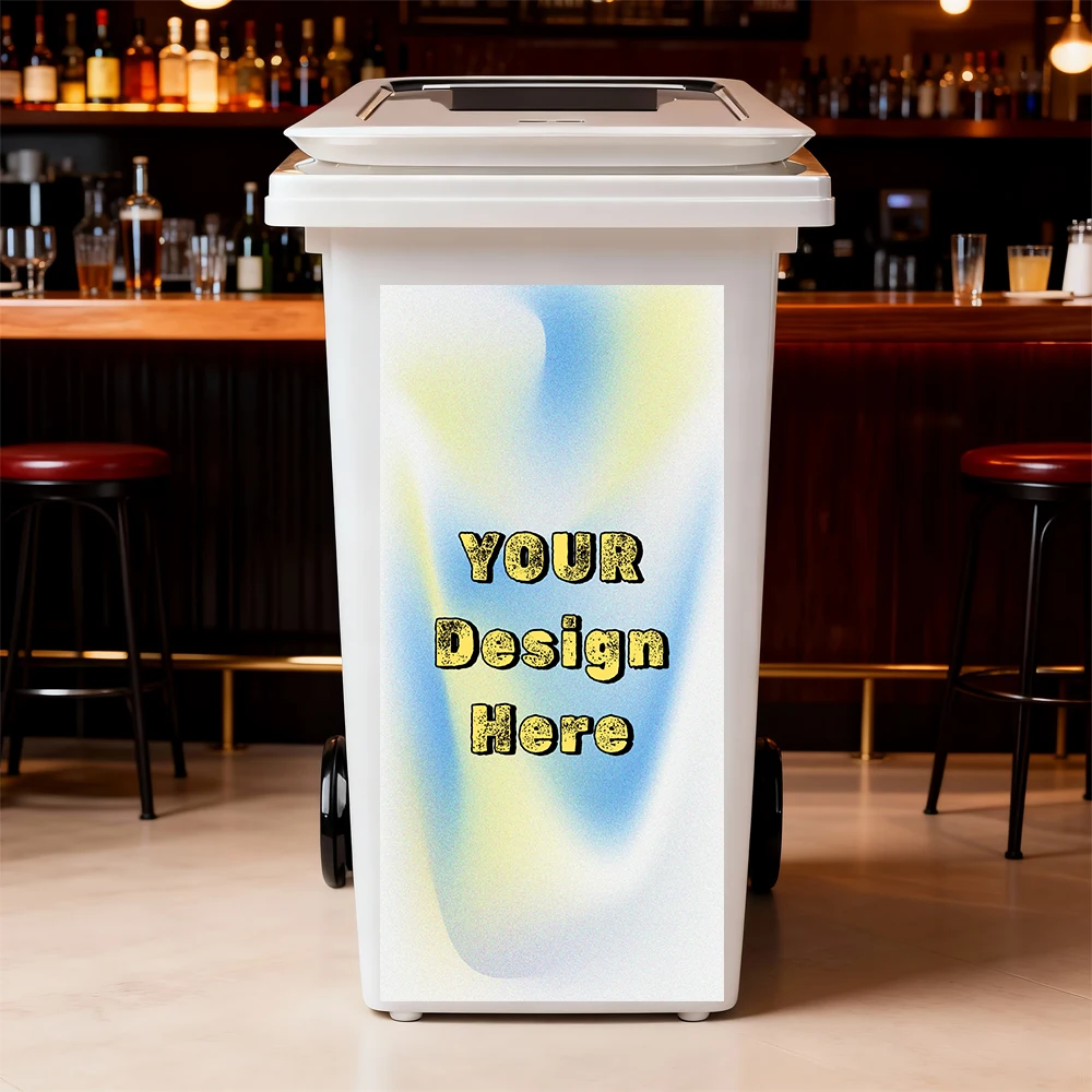 Custom Personalized Wheelie Bin Sticker, Waterproof Anti‑Scratch Outdoor Wrap for Wheelie Bin Dustbin, Garden Home Decor Gift