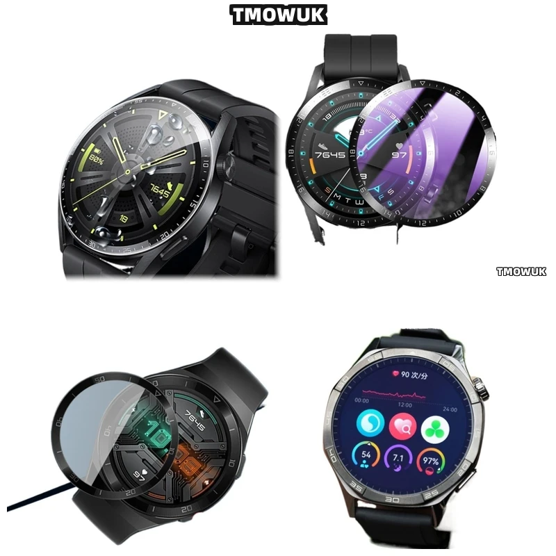 

For Huawei WATCH GT2 GT3 GT4 GT5 Pro Cyber Ultimate 41 42 43 46mm Screen Protector Tempered Glass 9H Anti - Scratch HD