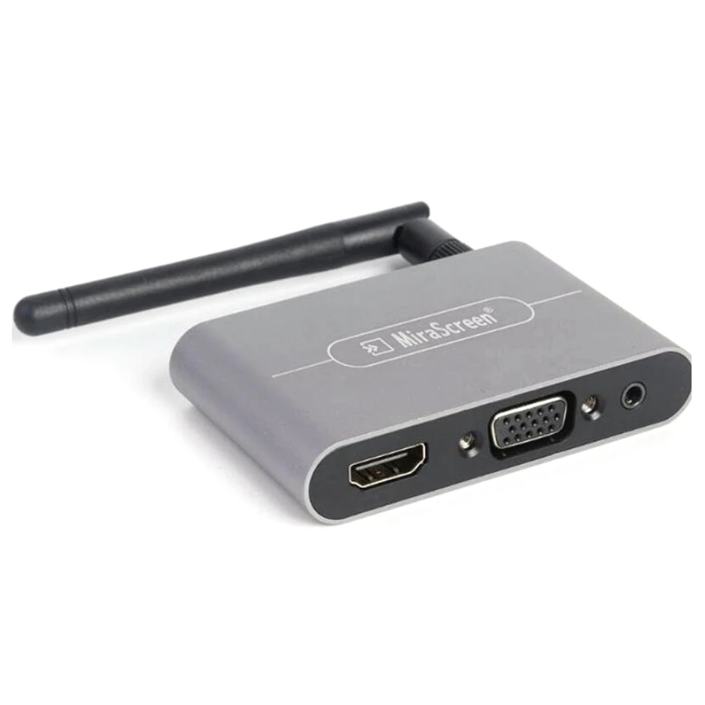 X6W Plus 4K Wireless -Compatible Display Adapter Dual Band 5GHz WiFi Receiver VGA Wireless Monitor