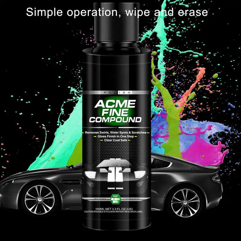 

Car Paint Scratch Repair Agent Car Wax Scratch Remover Car Wax Car Scratch Removal Polishing Wax 3.3fl.oz Scratch Repair Paste