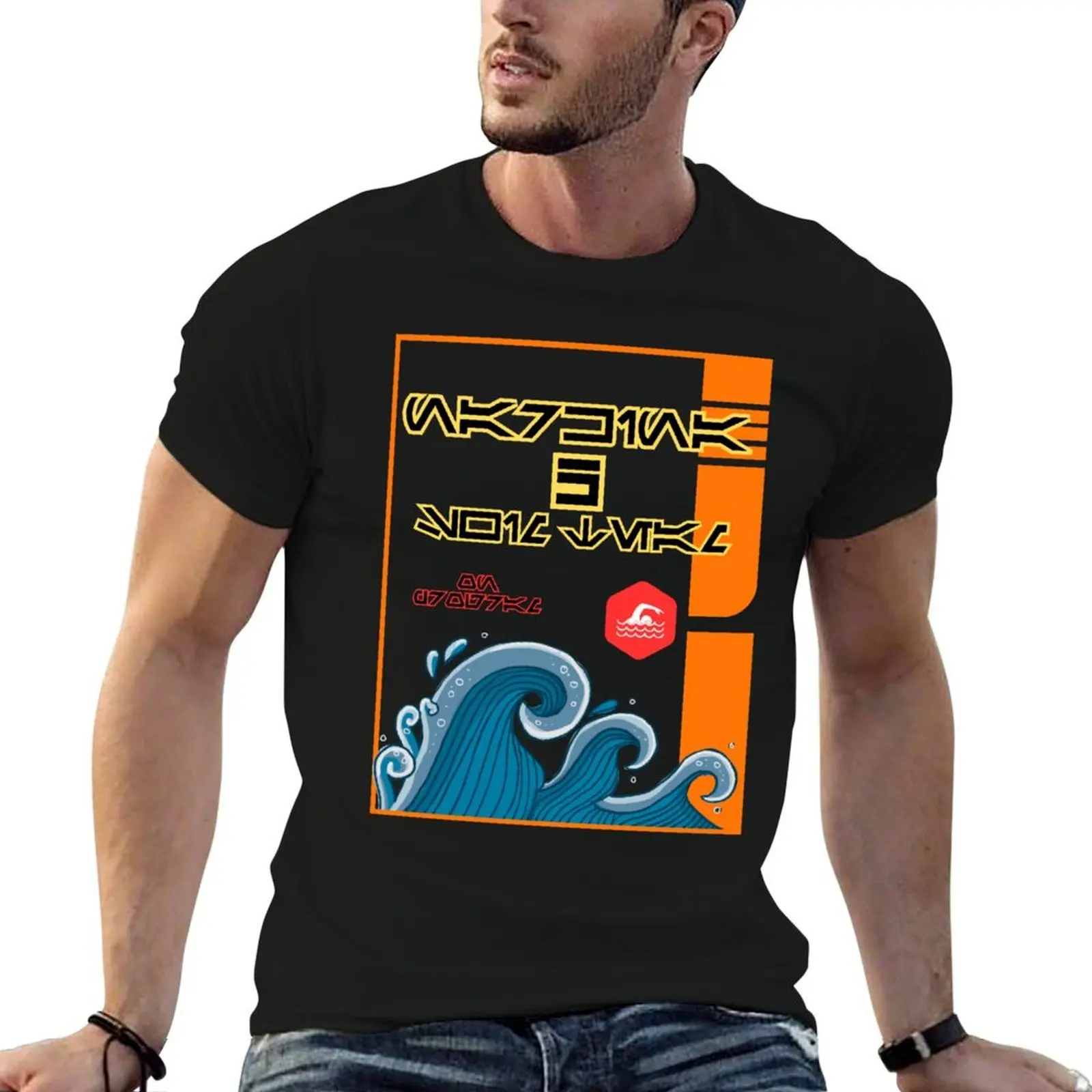 

Andor Narkina 5 Swim Team T-Shirt man t shirt cotton mens graphic t shirts T-Shirt