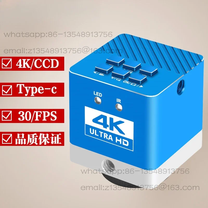 Microscope camera HDMI high definition industrial camera 4K trinocular maintenance measurement machine vision magnifying glass