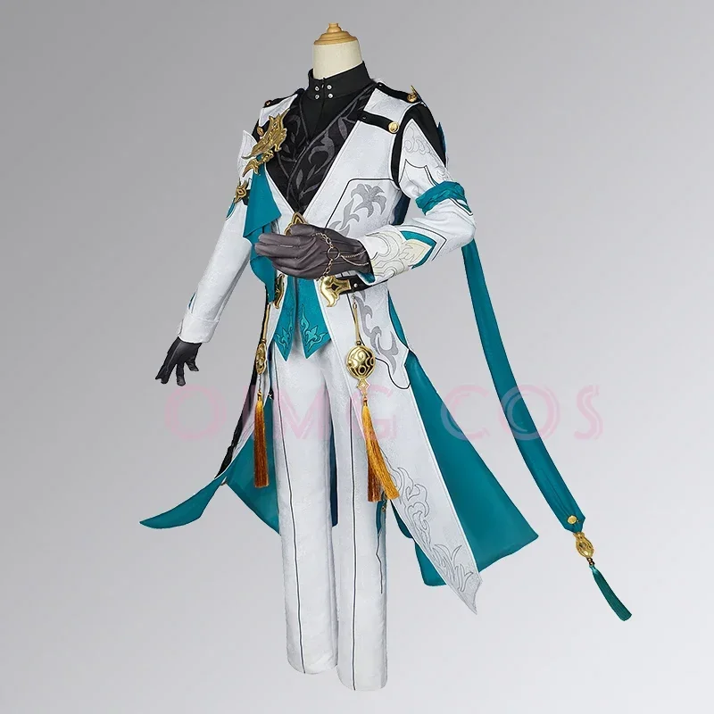 Luocha Cosplay Costume Honkai Star Rail Carnival Uniform Wig Anime Halloween Costumes Men Game