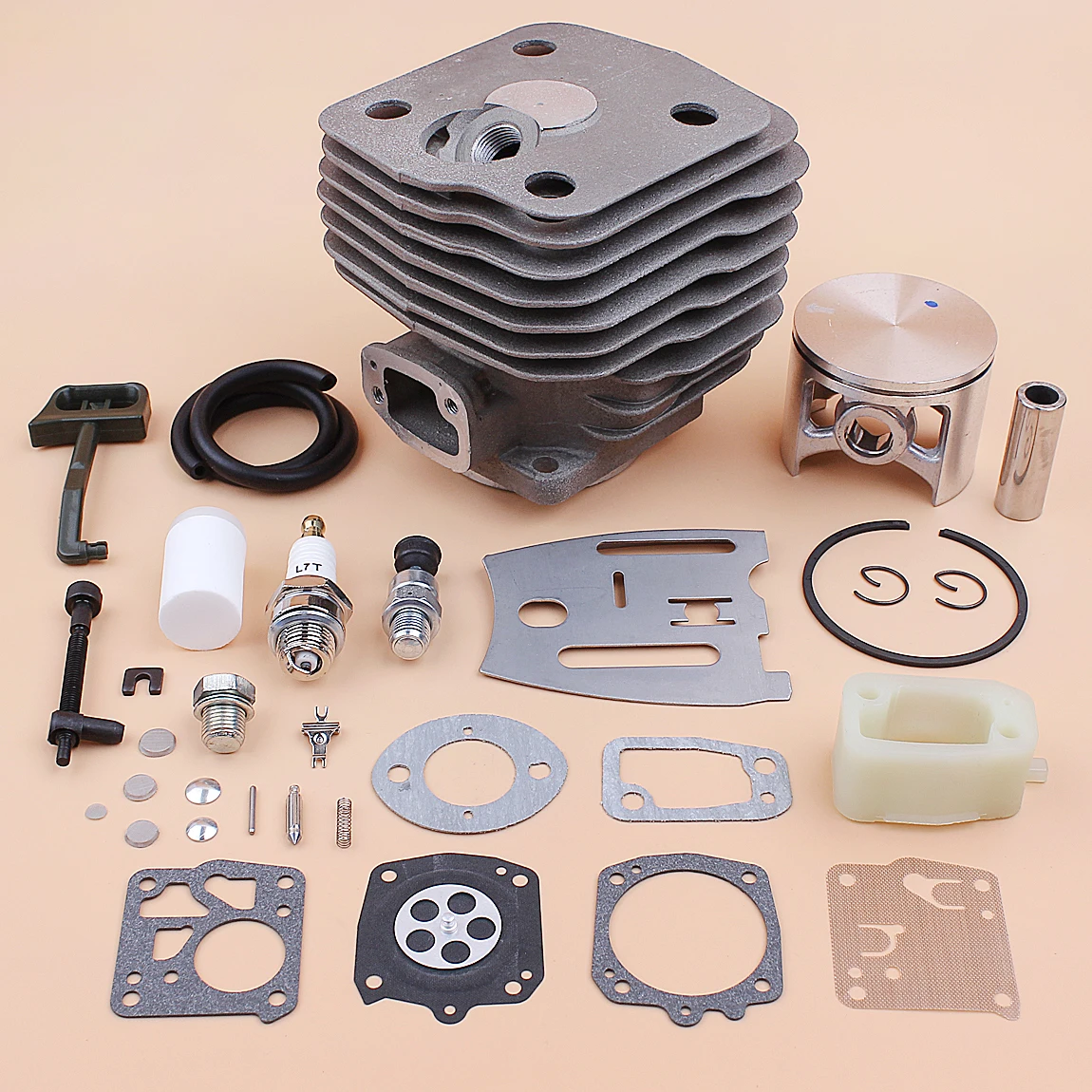 54Mm Piston Silinder Karb Kit untuk Husqvarna 288XP 181 281 288 Gergaji Alat Listrik 503506301 Motosierras Nami