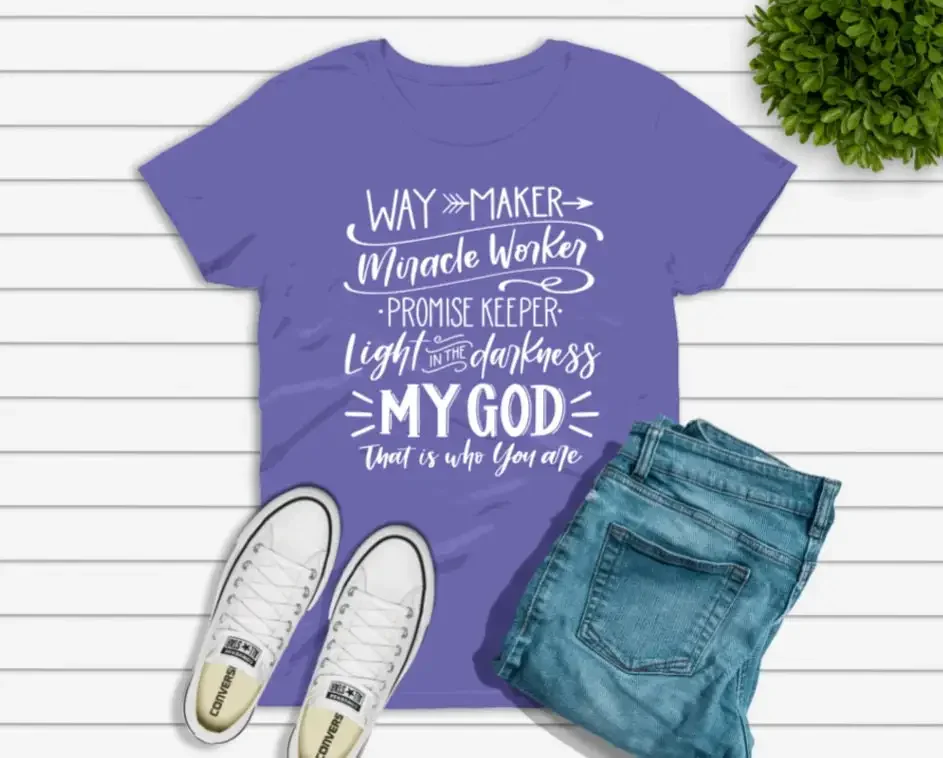 Way Maker Miracle Worker Promise Keeper Light in the Dark T Shirt Mother s Day Religious Spiritual