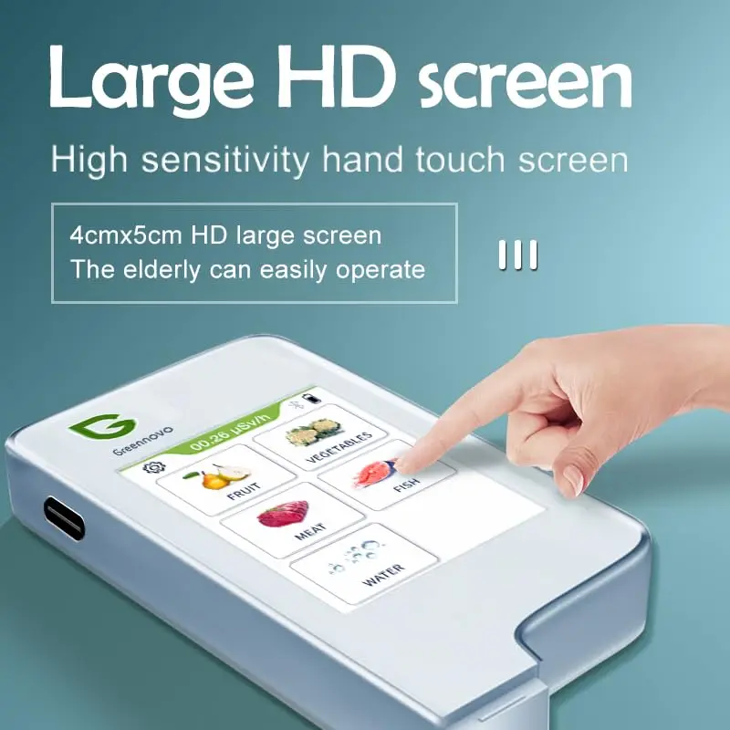 Medidor de Nitratos Greentest para Pescado, Frutas, Vegetales y Carne, Medidor de TDS, Medidor de Radiación, Detector de