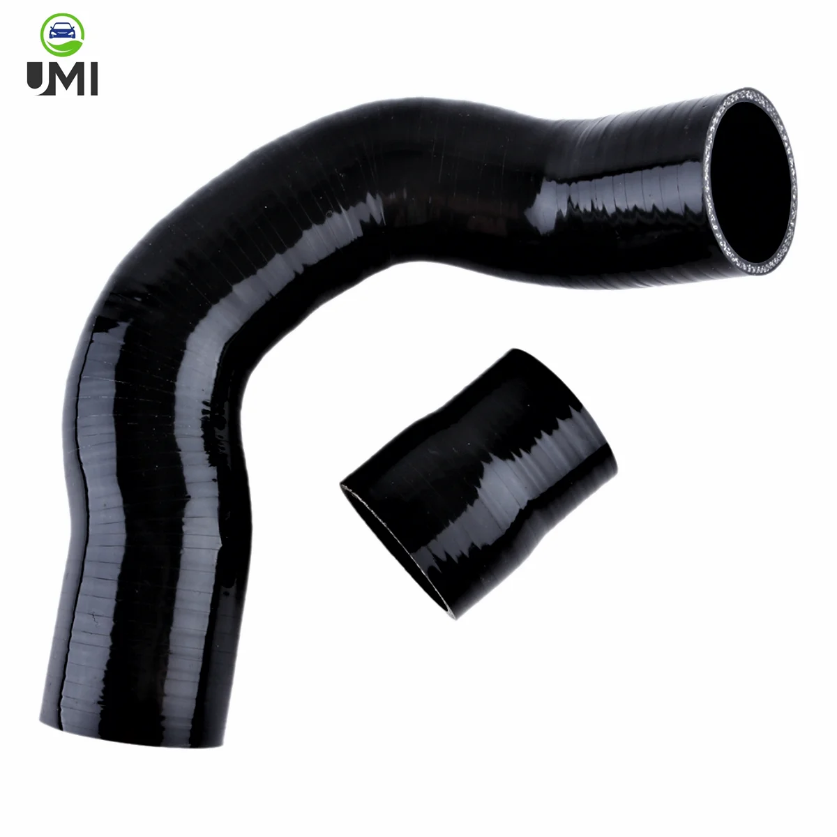 

2PCS 4PLY For Volvo S60 S80 V70 XC70 XC90 "R" Silicone Air Turbo Hot Side Boost Coupler Lower Intercooler Hose Pipe Kit