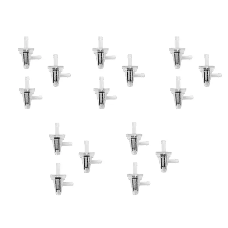 Steady 15Pcs Universal Motorcycle Right Angle Inline Fuel Filter 1/4Inch 6Mm Hose Lines For KAWASAKI