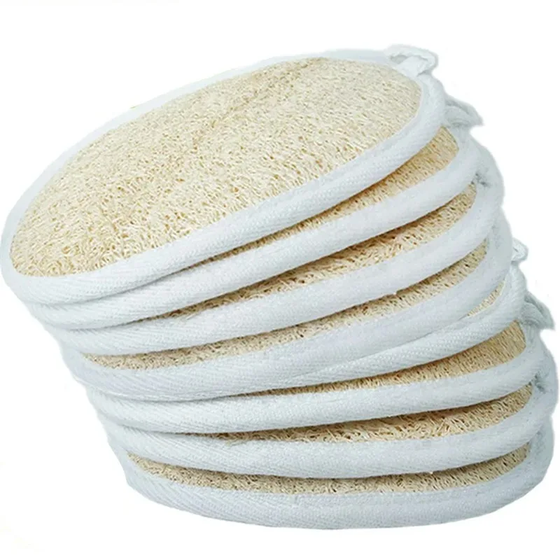 

New Natural Bath Body Shower Sponge Scrubber Natural Loofah Luffa Loofa Bathing Massage Body Sponge Scrubber Bath Brushes